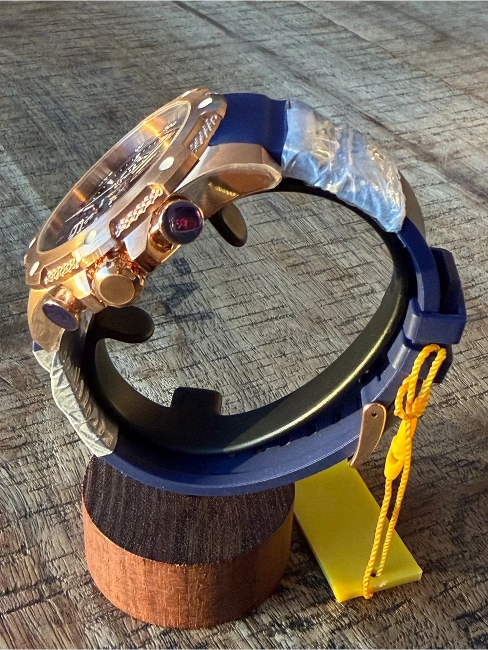 NEW Invicta I-Force Gold Tone Chronograph Blue Dial Watch 50mm - 100M WR - NIB
